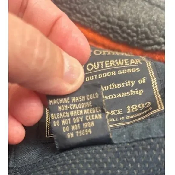 Vintage Abercrombie Weatherwear Gray Full Zip Fleece Mens Jacket Size M - Picture 9 of 10